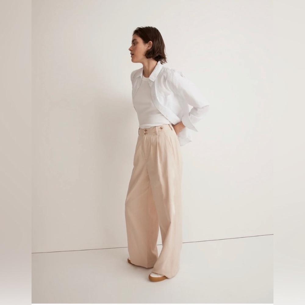 Madewell The Petite Harlow Wide-Leg Pant